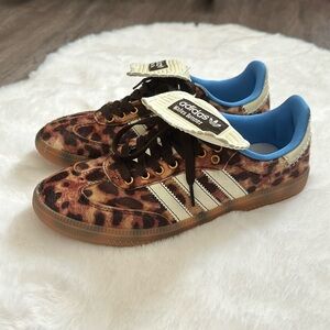 Adidas Samba Pony Wales Bonner leopard sneakers
